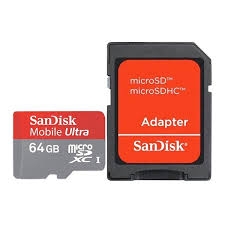 Cartão Micro SD Ultra Classe 10 Com Adaptador 64GB - Sandisk