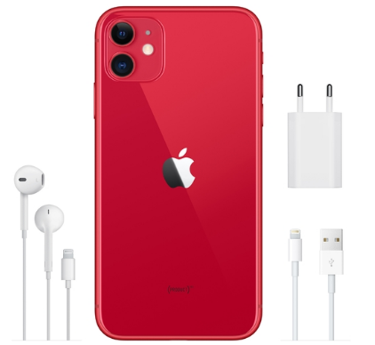 Smartphone Apple iPhone 11 256GB Câmera Dupla Apple vermelho