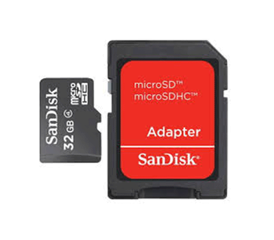 Cartão de Memória SD 32GB com Adaptador - SanDisk