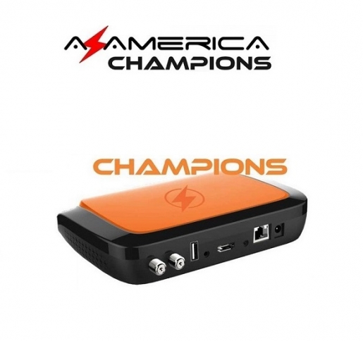 RECEPTOR DE TV AZAMERICA CHAMPIONS 4K FTA ACM H265