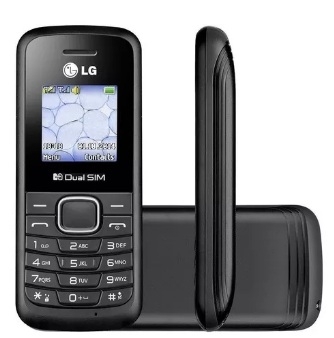 LG B220 Dual SIM 32 MB Preto 32 MB RAM