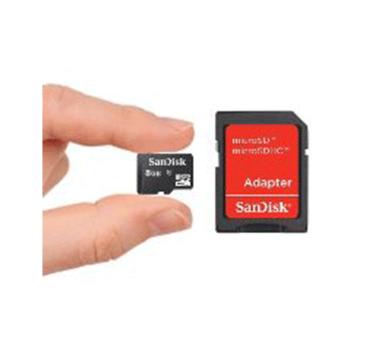 Cartão de Memória SD 8GB com Adaptador - SanDisk